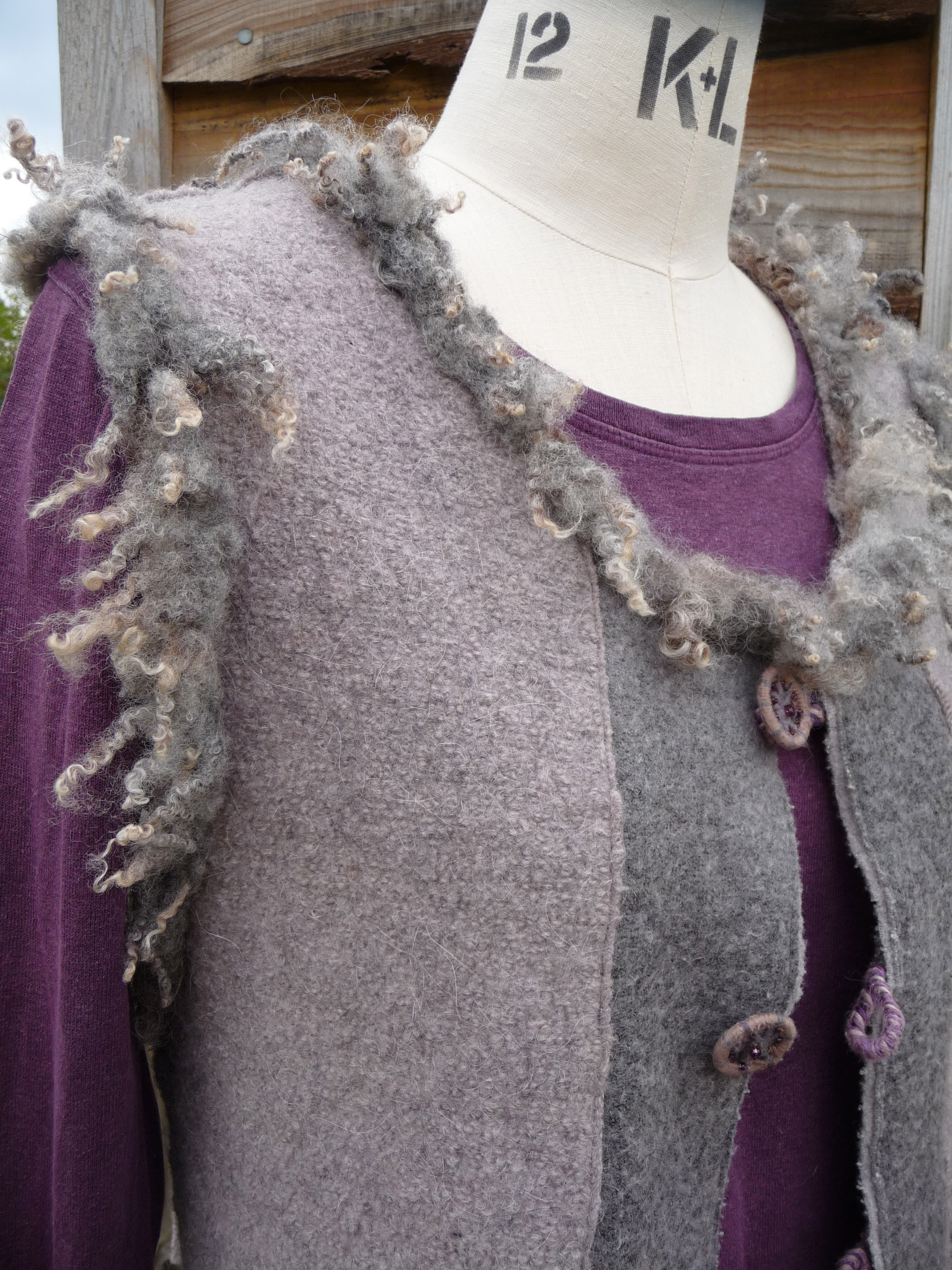 upcycle woollen jumpers textiles sewing cushions creative textiles Gloucestershire Stroud classes beginners